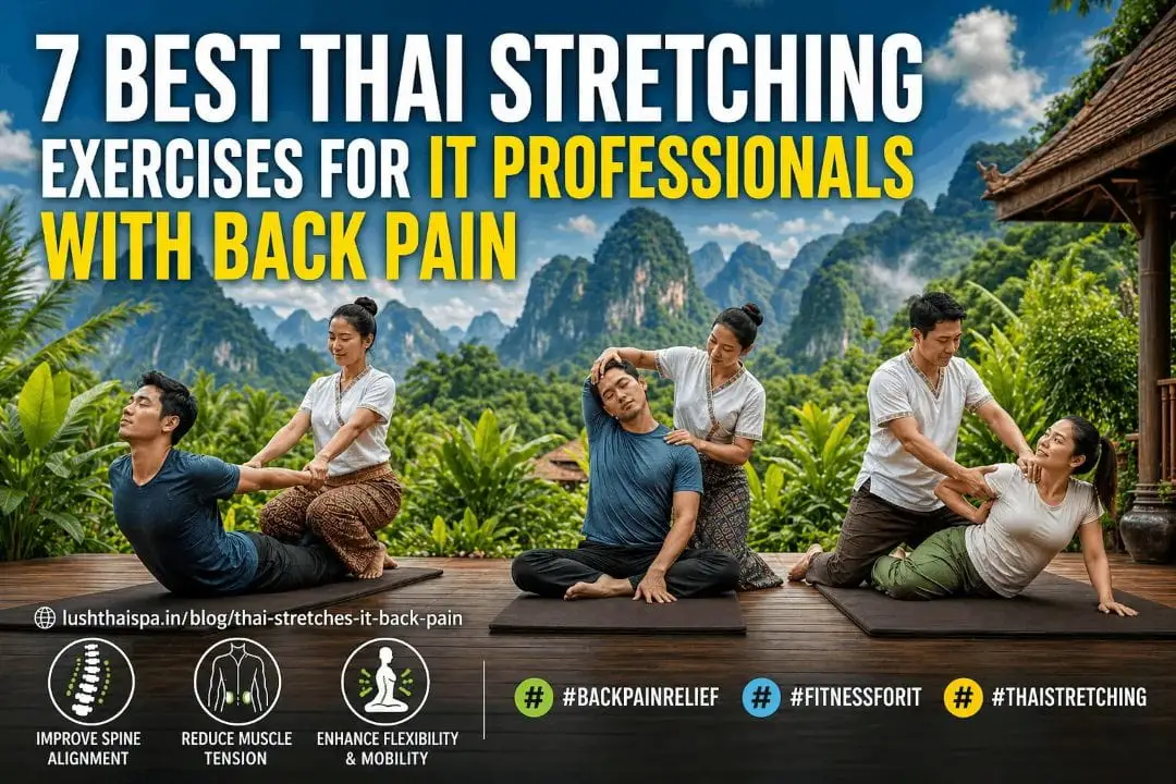 Thai stretching exercises for IT professionals back pain